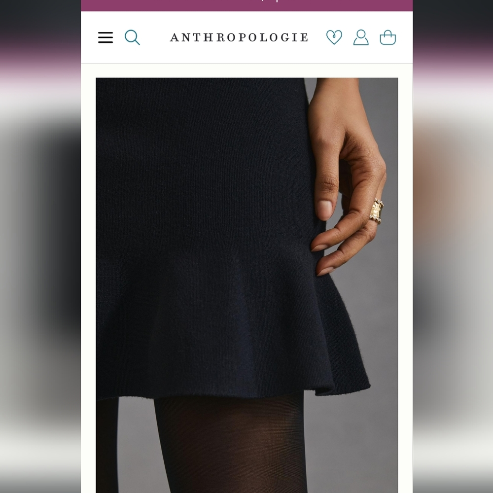Anthropogie | Eri+ Ali Knit Mini Skirt